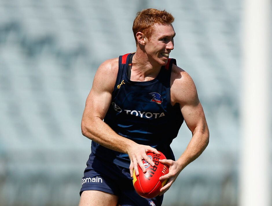 AFL 2016 Training - Adelaide Crows 090216 Tom Lynch says the Crows must continue to improve in all areas - ${keywords}